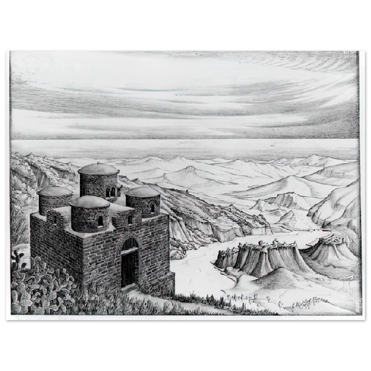 Cattolica Of Stilo Calabria by M.C. Escher (1930) – art poster