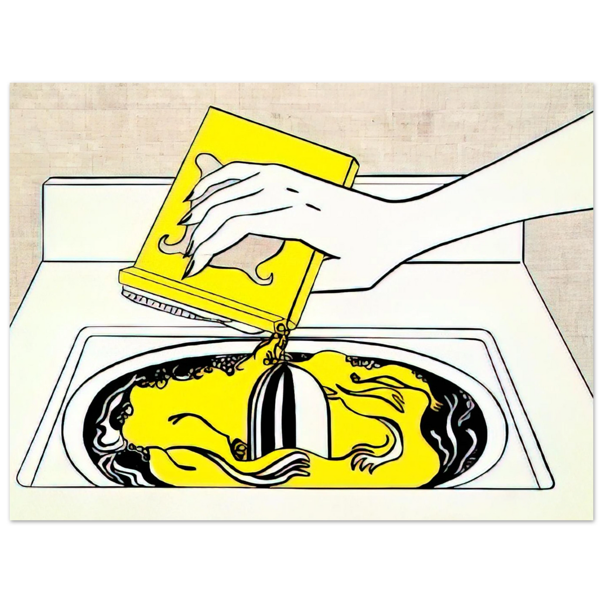 Washing Machine by Roy Lichtenstein (1961) – art poster