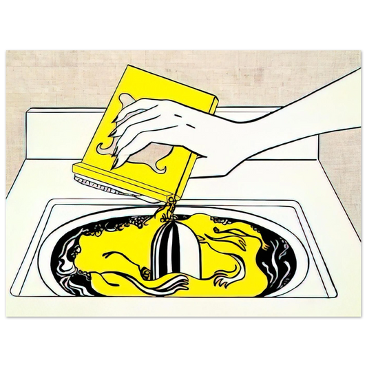 Washing Machine by Roy Lichtenstein (1961) – art poster