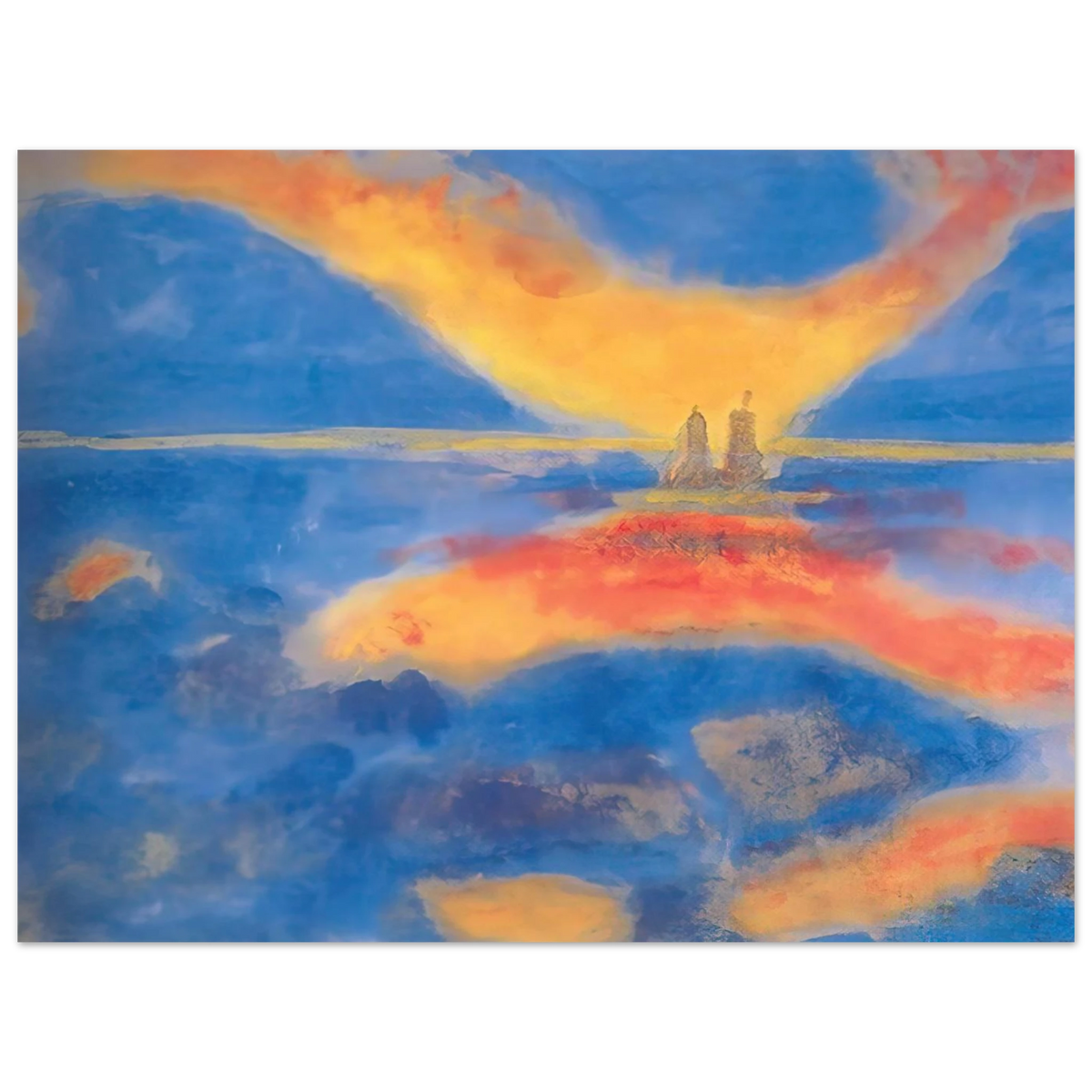 Sunrise At The Sea by Emil Nolde – art poster