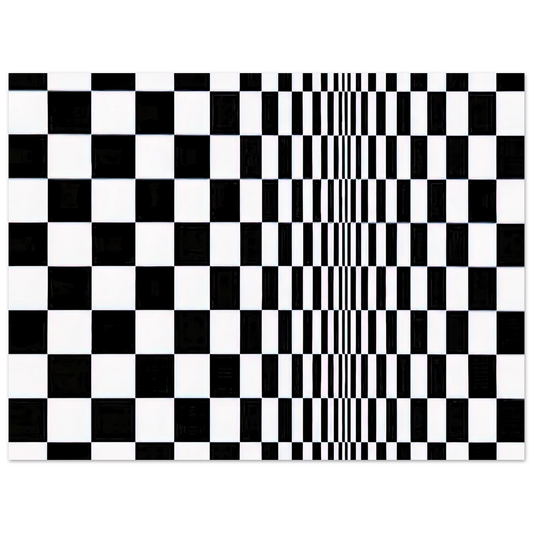 Movement In Squares by Bridget Riley (1961) – art poster, view 2