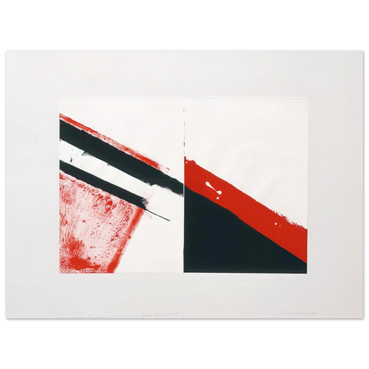 Who Knows The Beginning And Who Knows The End I by Blinky Palermo (1976) – art poster