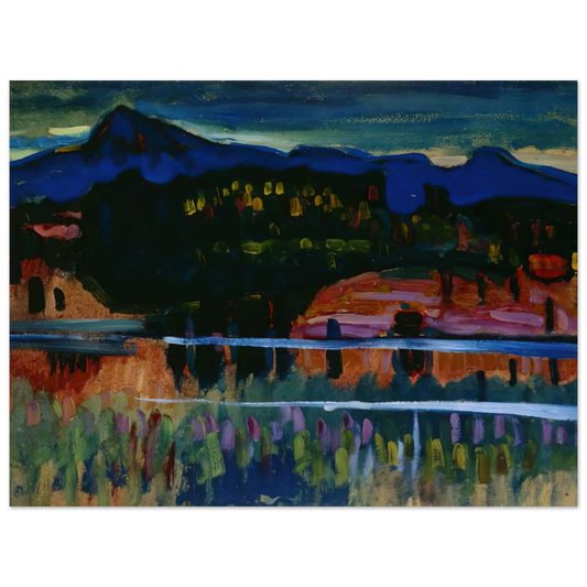 Murnau Am Staffelsee by Wassily Kandinsky (1908) – art poster