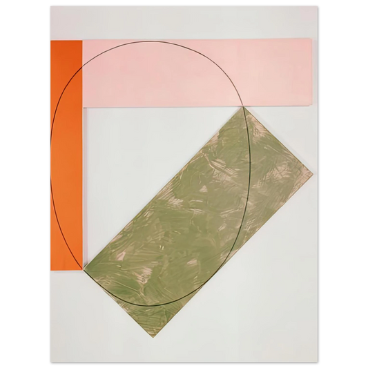 Three Color Frame Painting by Robert Mangold (1985) – art poster, view 2