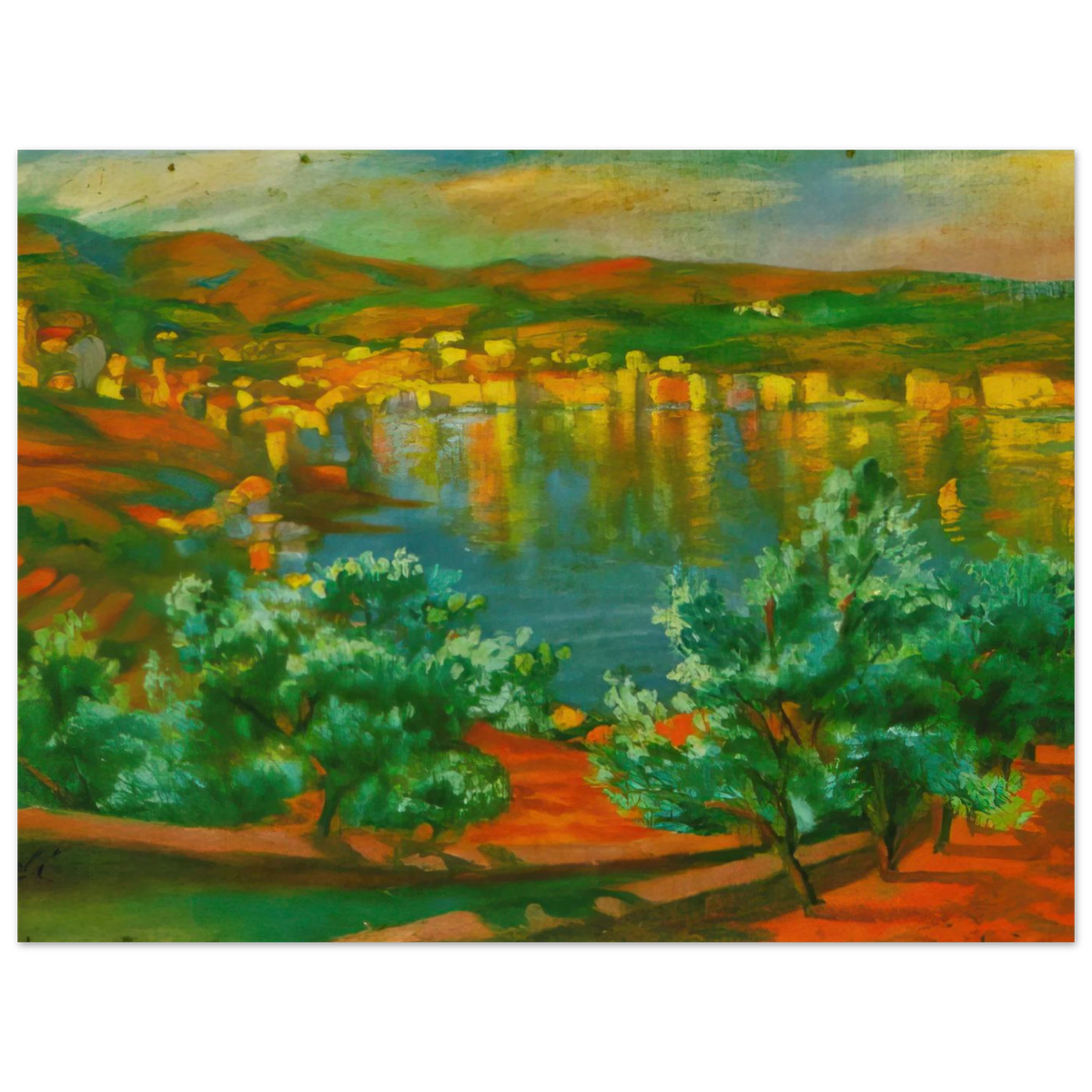 Festival Of St Lucia At Villamalla by Salvador Dali – art poster