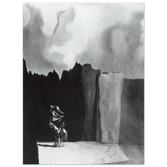 West Side Of The Isle Of The Dead by Salvador Dali – art poster