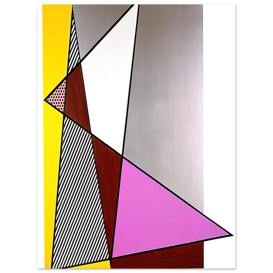 Imperfect Painting by Roy Lichtenstein (1986) – art poster