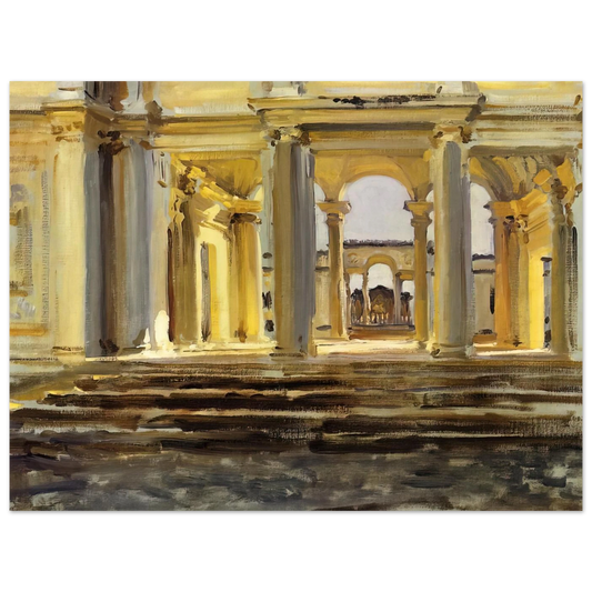 Villa Papa Giulla by John Singer Sargent – art poster, view 2