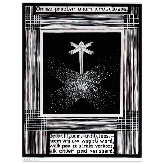 Emblemata Signpost by M.C. Escher – art poster, view 2