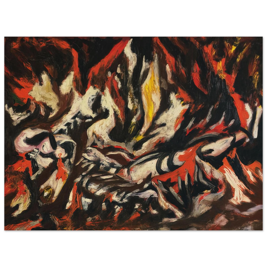 The Flame by Jackson Pollock (1938) – art poster, view 2