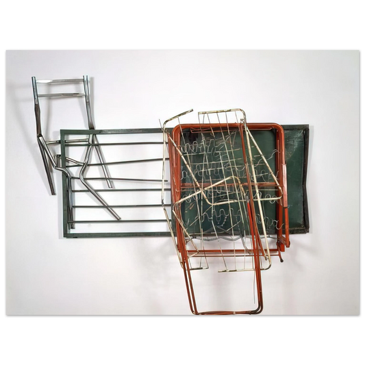 Greenhouse Glut Neapolitan by Robert Rauschenberg (1987) – art poster