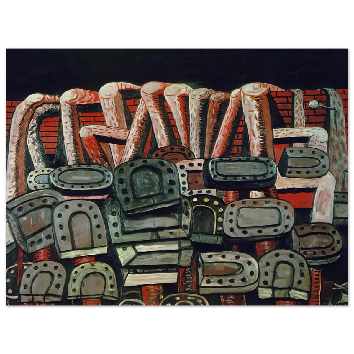 Ancient Wall by Philip Guston – art poster, view 2