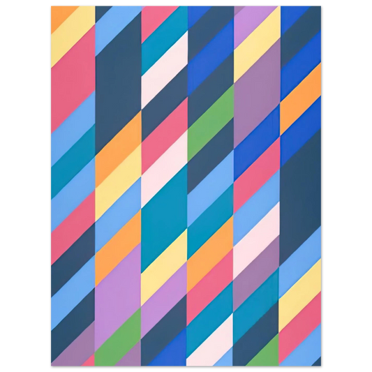 Shadow Play by Bridget Riley (1990) – art poster