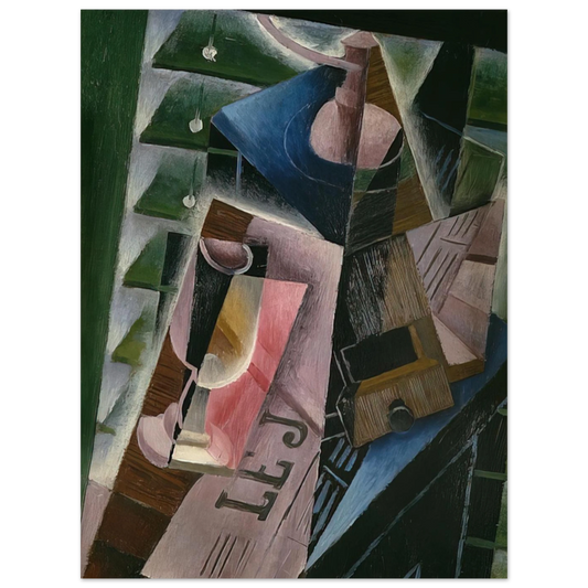 Coffee Grinder And Glass by Juan Gris (1915) – art poster, view 2