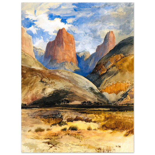 Colburns Butte South Utah by Thomas Moran – art poster, view 2