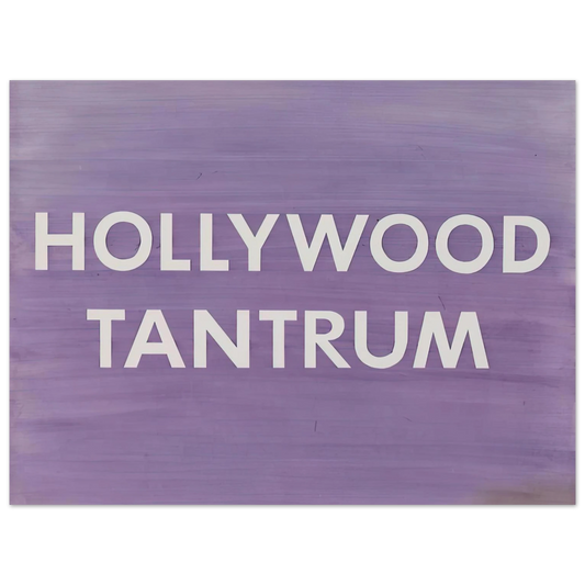 Hollywood Tantrum by Edward Ruscha (1979) – art poster, view 2