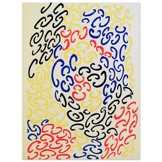 Composition 10 by Sonia Delaunay – art poster