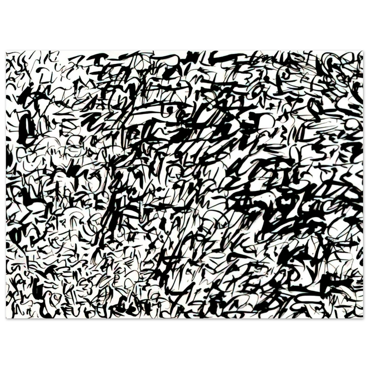 Untitled 2 by Keith Haring (1978) – art poster, view 2