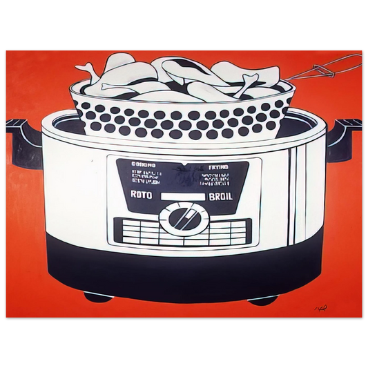 Roto Broil by Roy Lichtenstein (1961) – art poster