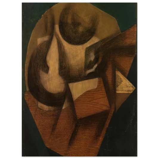 The Glass by Juan Gris (1914) – art poster