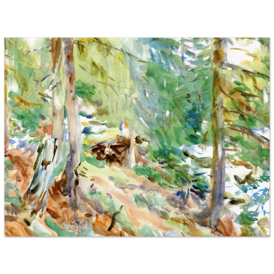 Val D'aosta, Purtud by John Singer Sargent – art poster