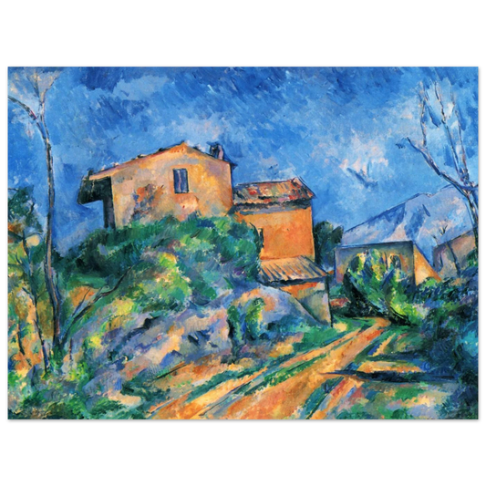 Maison Maria With A View Of Chateau Noir by Paul Cézanne – art poster, view 2