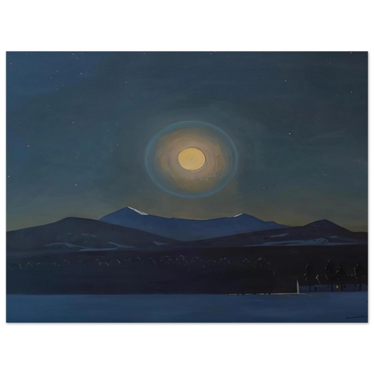 Moonlight, Winter by Rockwell Kent – art poster, view 2