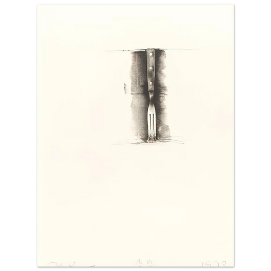 Untitled From Ten Winter Tools 8 by Jim Dine (1973) – art poster