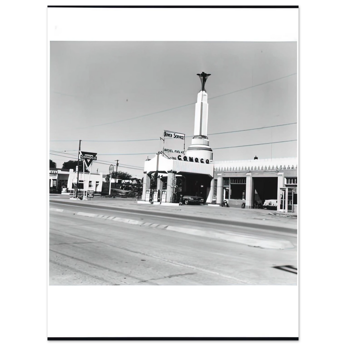 Conoco Shamrock Texas From Five Views From The Panhandle Series by Edward Ruscha – art poster, view 2