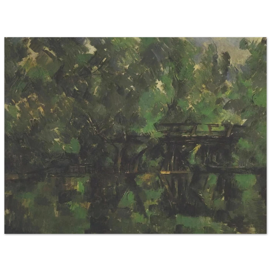 Bridge Over The Pond by Paul Cézanne – art poster