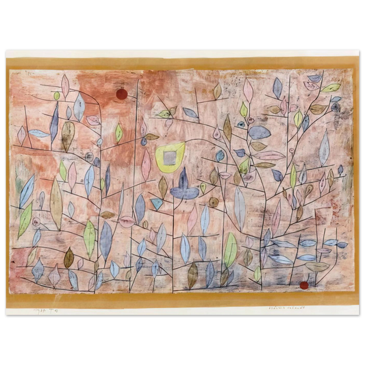 Sparse Foliage by Paul Klee (1934) – art poster