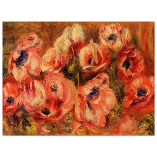 Anemones by Pierre-Auguste Renoir – art poster