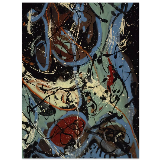 Composition With Pouring II by Jackson Pollock – art poster
