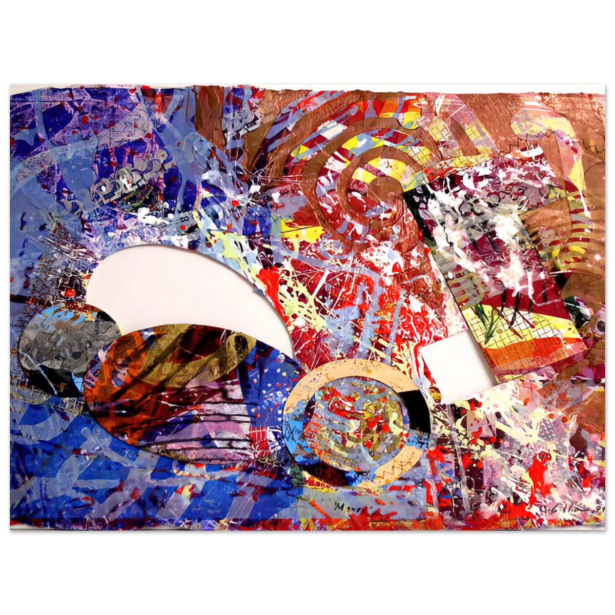 Manet I by Sam Gilliam – art poster, view 2