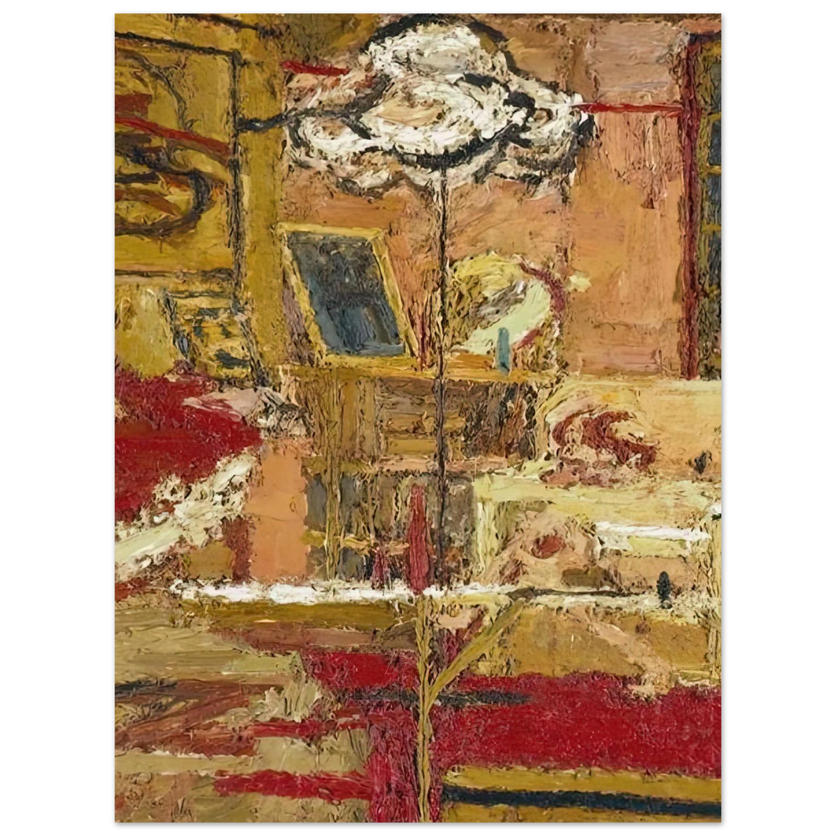 The Sitting Room by Frank Auerbach – art poster, view 2