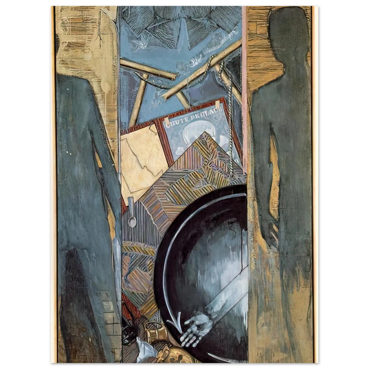 Fall by Jasper Johns – art poster, view 2