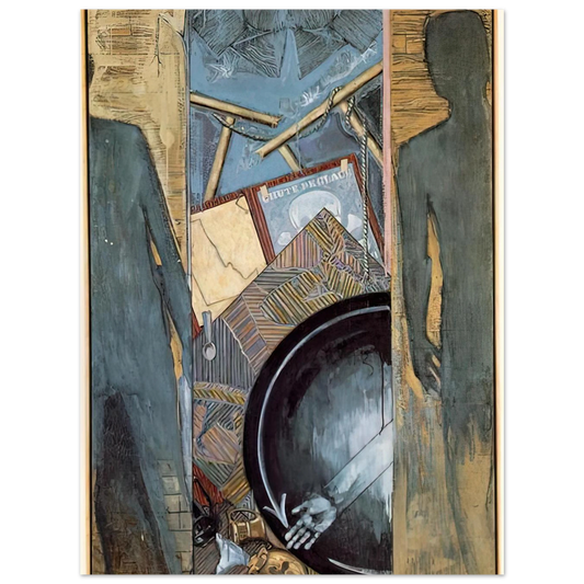 Fall by Jasper Johns – art poster, view 2