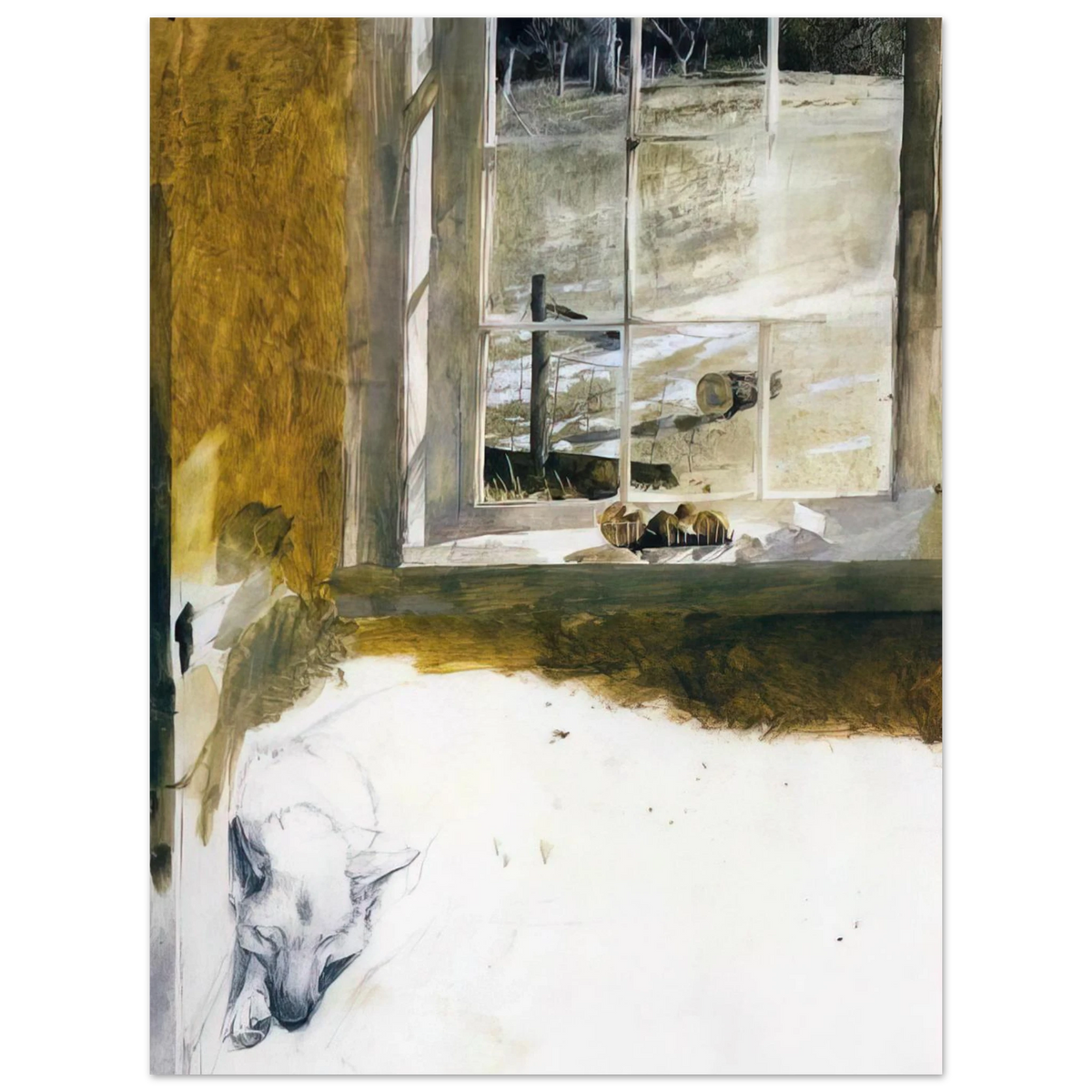 Groundhog Day 3 by Andrew Wyeth – art poster