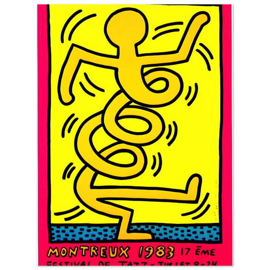 Montreux by Keith Haring (1983) – art poster