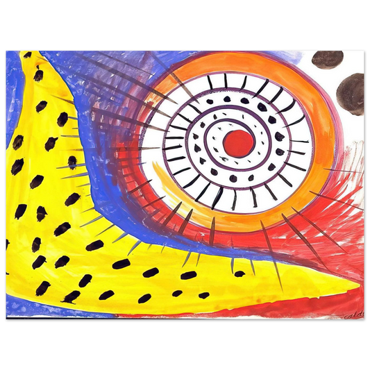 Spiral Composition by Alexander Calder (1970) – art poster