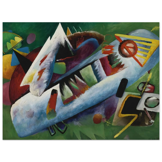 Concentric by Rudolf Bauer (1925) – art poster, view 2