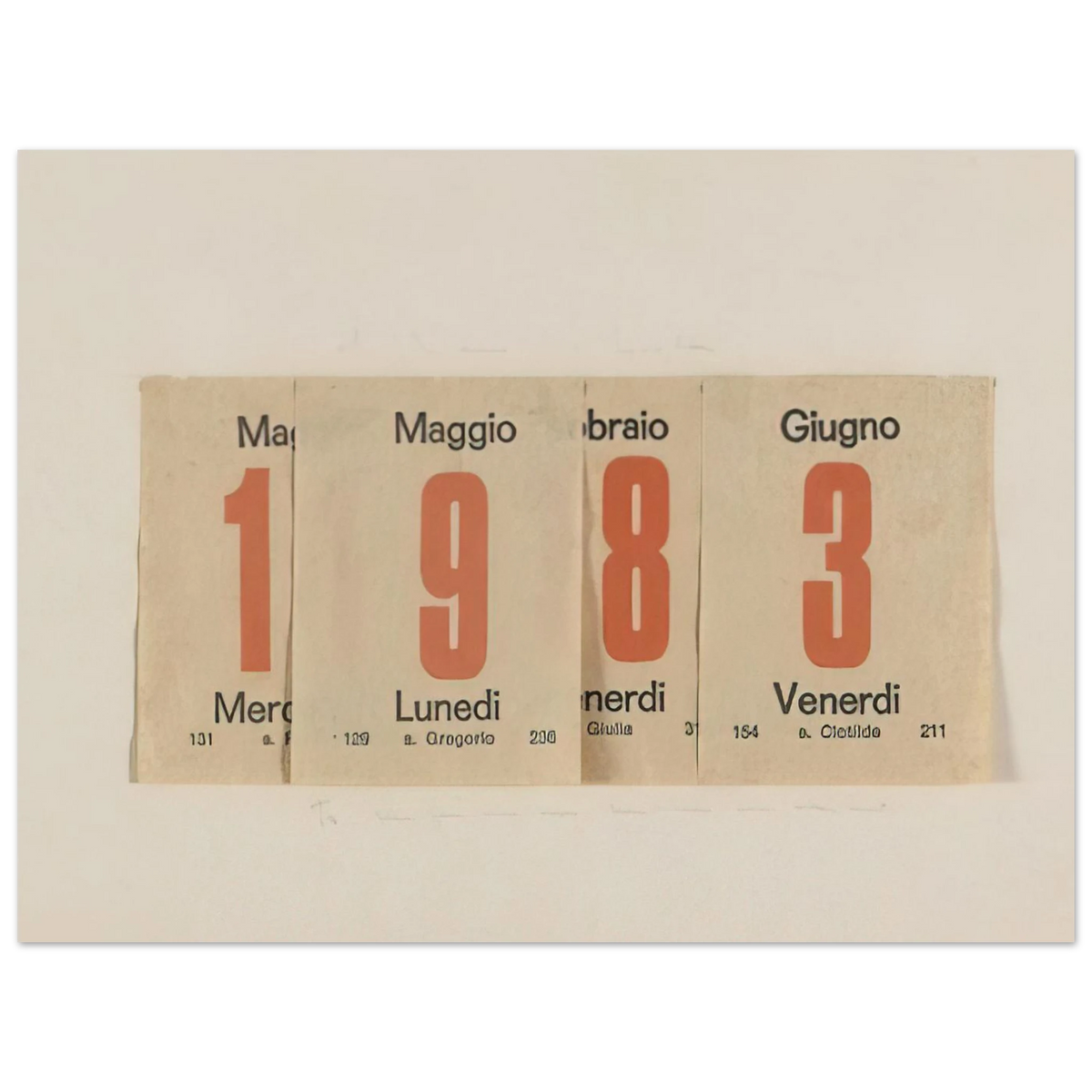 Untitled by Alighiero Boetti (1983) – art poster