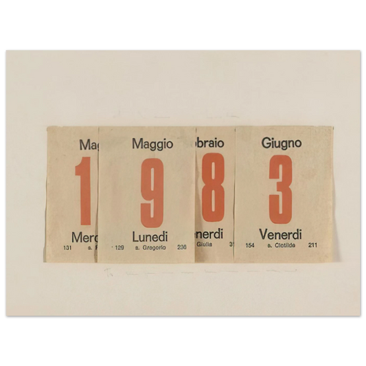 Untitled by Alighiero Boetti (1983) – art poster