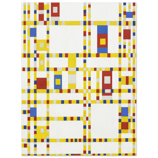 Broadway Boogie Woogie by Piet Mondrian – art poster, view 2