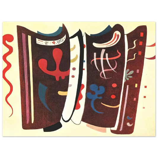 Brown With Supplement by Wassily Kandinsky (1935) – art poster
