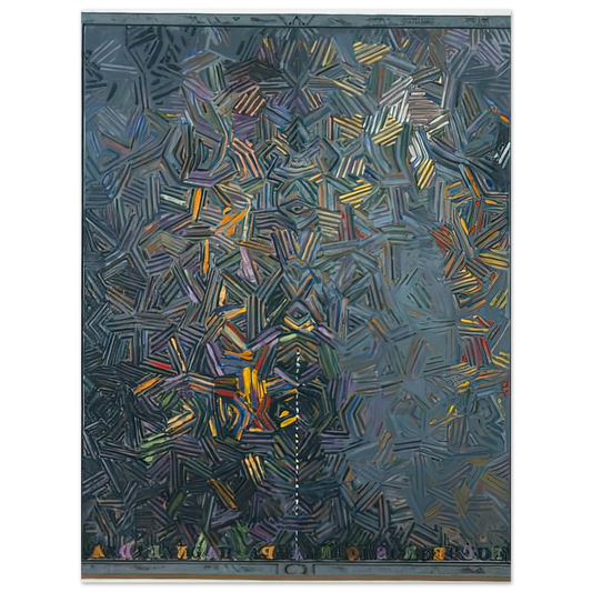 Dancers On A Plane by Jasper Johns (1981) – art poster, view 2