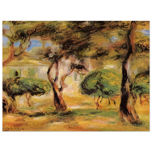 The Garden Collettes by Pierre-Auguste Renoir – art poster