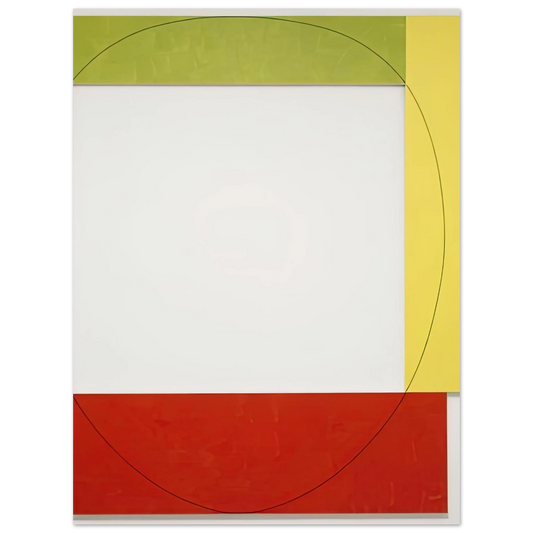 Four Color Frame Painting 5 Parasol Unit by Robert Mangold (1984) – art poster