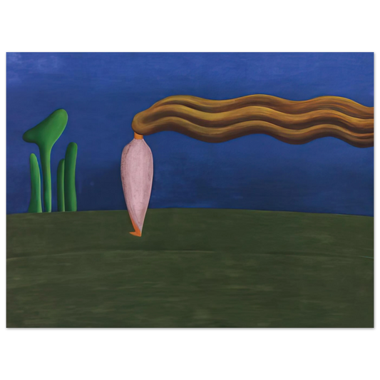 Composition (Lonely Figure) by Tarsila do Amaral – art poster, view 2
