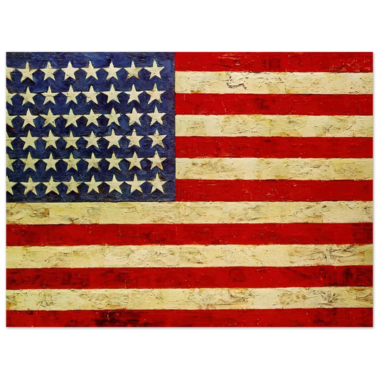 Flag by Jasper Johns – art poster